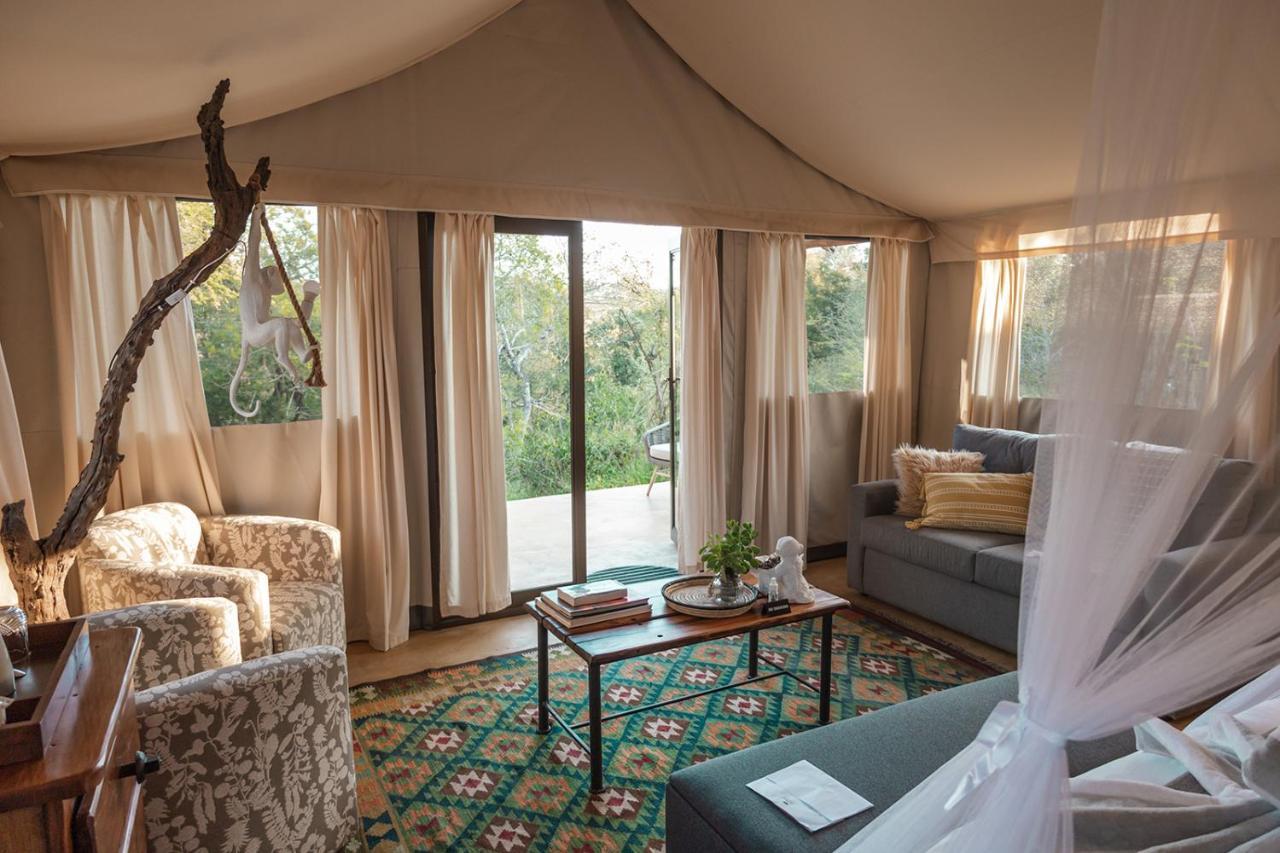 Umkumbe Bush Lodge - Luxury Tented Camp เขตอนุรักษ์พันธุ์สัตว์ป่าซาบีแซนด์ ภายนอก รูปภาพ