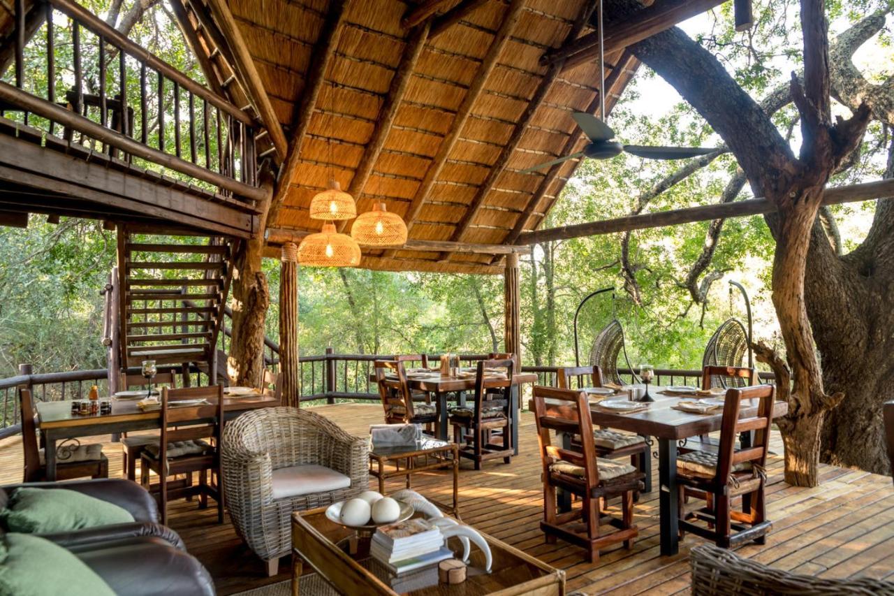 Umkumbe Bush Lodge - Luxury Tented Camp เขตอนุรักษ์พันธุ์สัตว์ป่าซาบีแซนด์ ภายนอก รูปภาพ